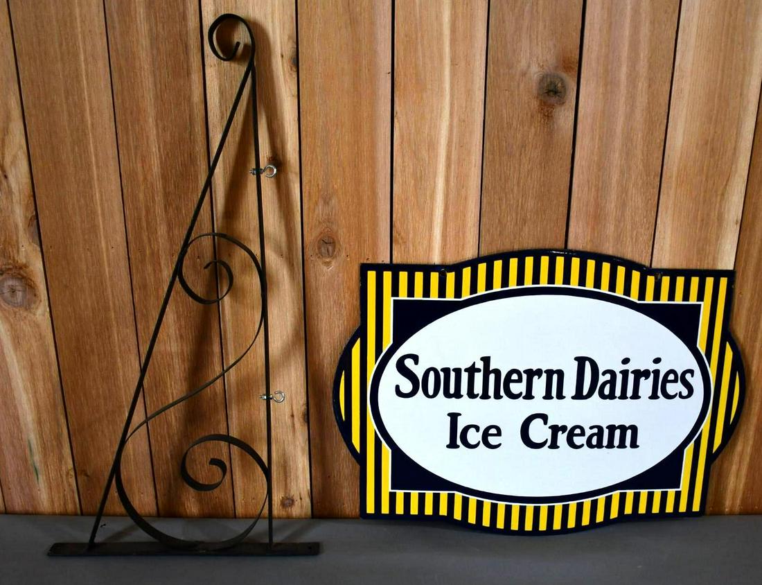 Southern Dairies Ice Cream Porcelain Sign (TAC) (1 of 4)