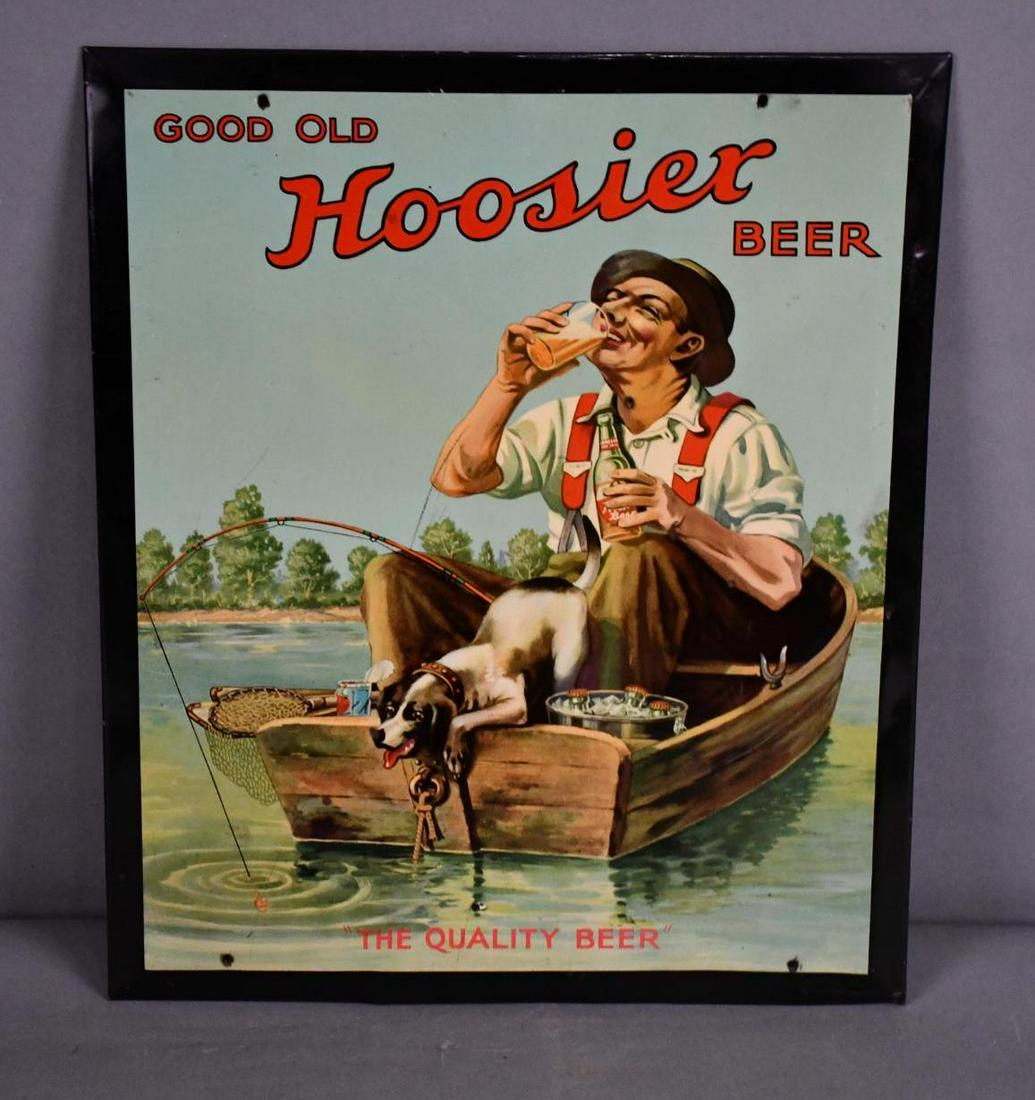 Good Old Hoosier Beer "The Quality Beer" Metal Sign (TAC) (1 of 4)