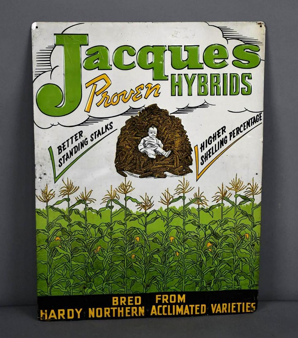 Jacques Proven Hybrids w/Great Graphics Metal Sign (TAC) (1 of 6)