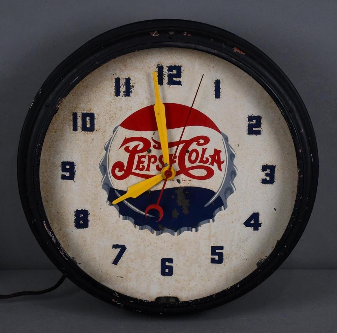 Pespi:Cola Neon Clock (1 of 4)