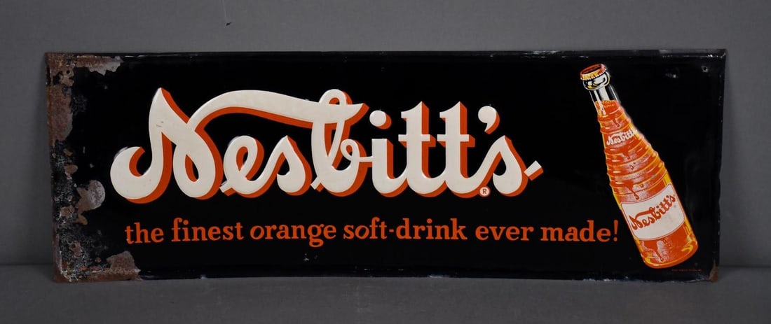 Nesbitt's "the finest orange soft drink ever made!" Metal Sign (TAC) (1 of 3)
