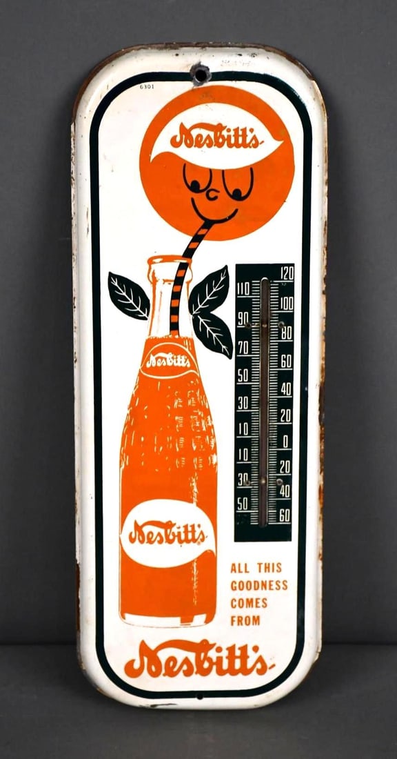 Nesbitt's "all this goodness comes from" w/Logos Metal Thermometer (TAC) (1 of 2)