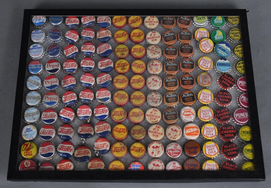 120+ Metal Bottle Caps Mountain Dew, Pepsi and more.: all different conditions