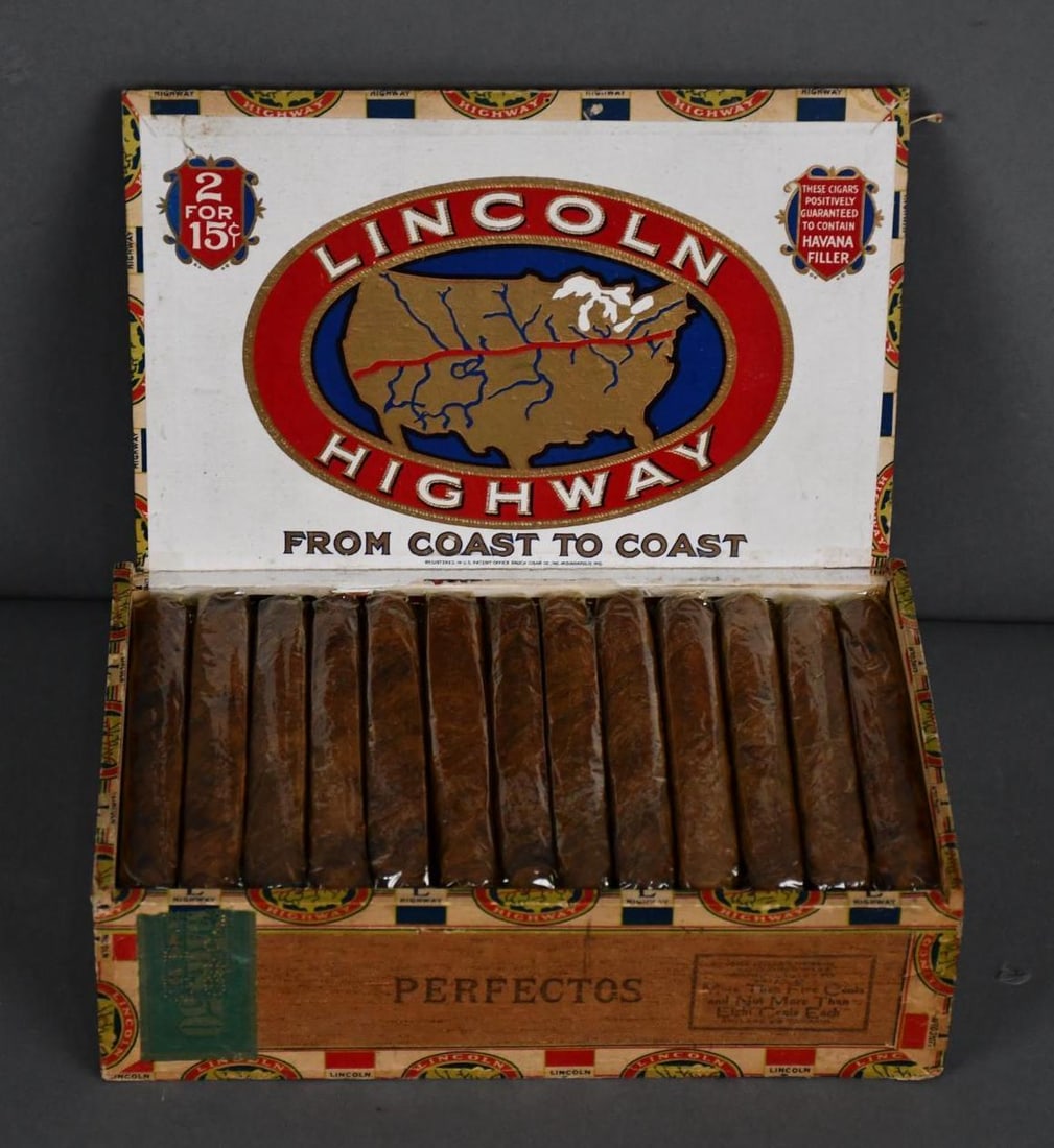 Lincoln Highway "From Coast to Coast" Cigar in Box (1 of 5)