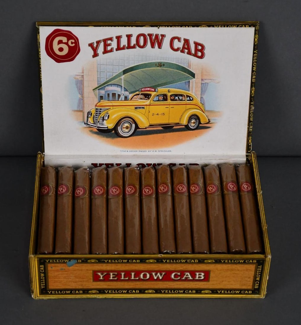 Yellow Cab Cigar in Box (1 of 5)