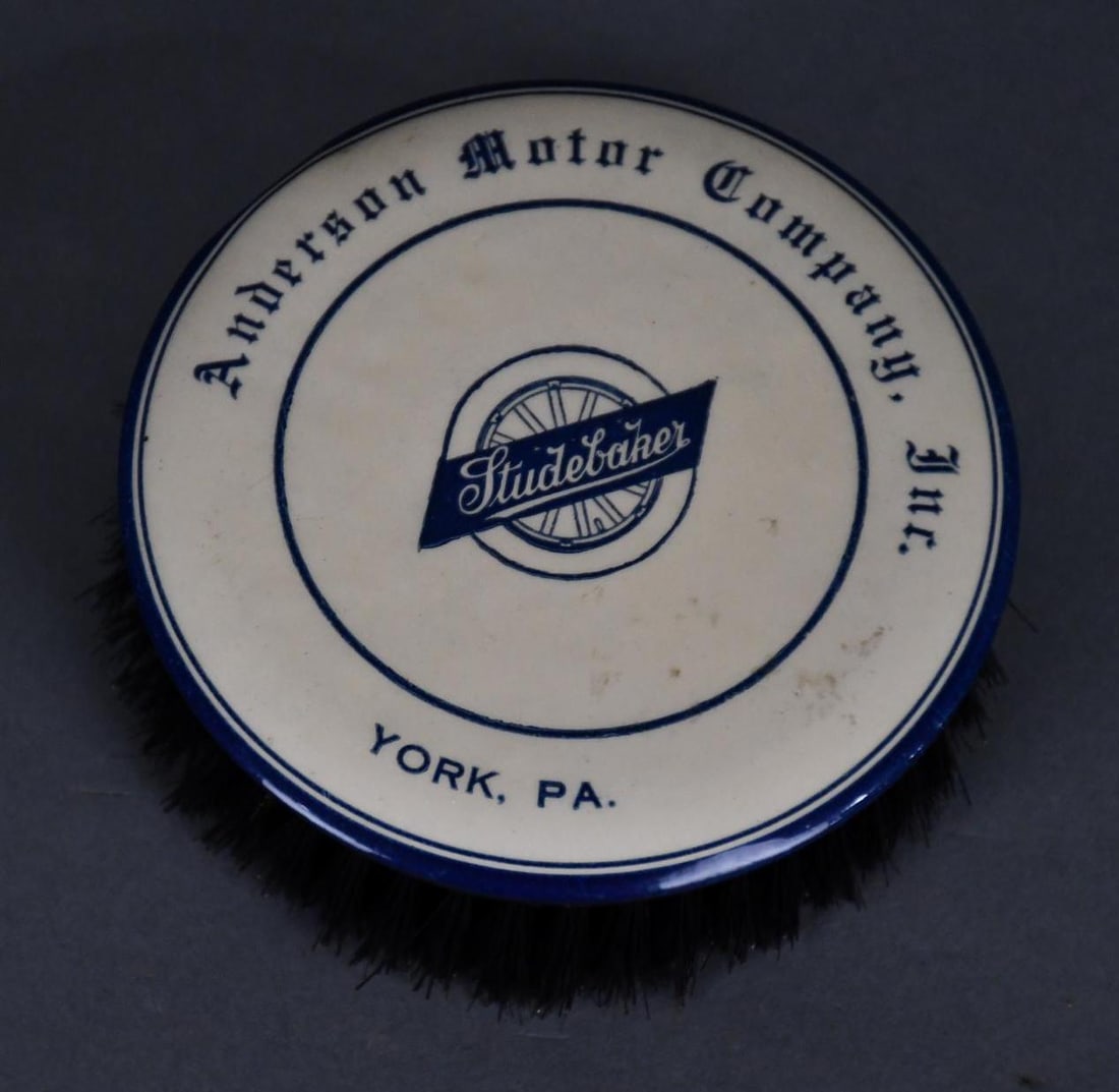 Studebaker w/Wheel Logo Celluloid Clothing Brush (1 of 2)