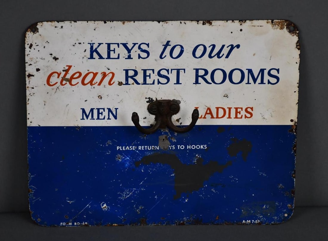 Gulf "Keys to Our" Metal Sign (1 of 3)