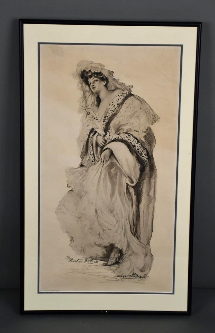The Peerless Girl III (auto) Print Framed (1 of 5)
