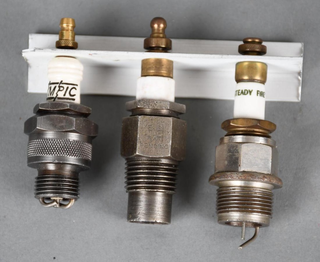 3-Spark Plugs Olympic, B.B., Ready Fire: 3.5"T., or less