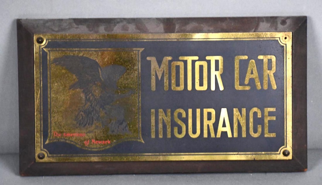 The American of Newark Motor Car Insurance Sign (1 of 4)