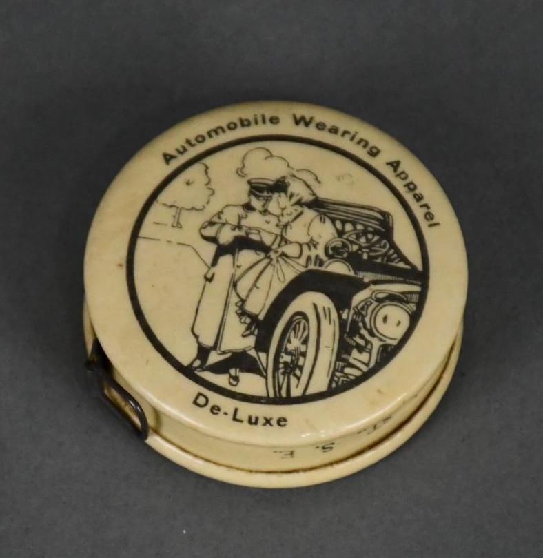 Morgan & Wright Tires Agency Celluloid Tape Measures (1 of 2)