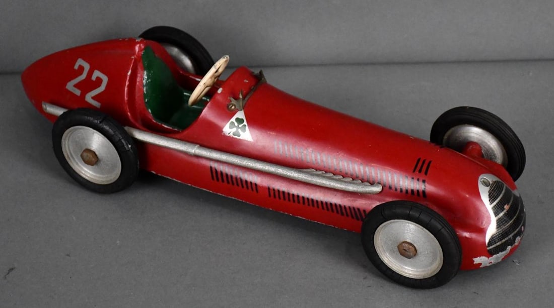 Original 1951 Alfa Romeo Cast Aluminum Race Car (1 of 7)