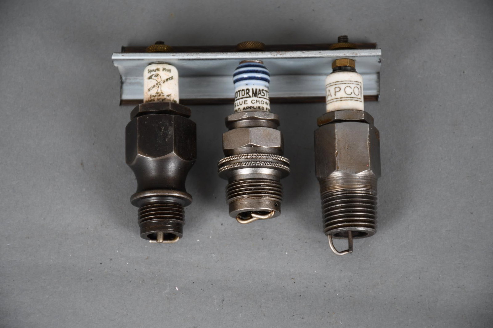3-Spark Plugs Goose Neck, Motor Master Blue Crown, APCO: 3.25"T. or less