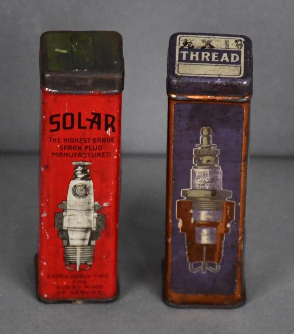 Solar & Kopper King Spark Plug Metal Boxes (1 of 3)