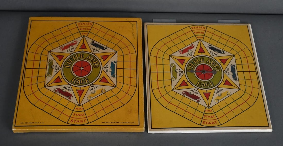 Little Auto Race Board Game & Box (1 of 4)