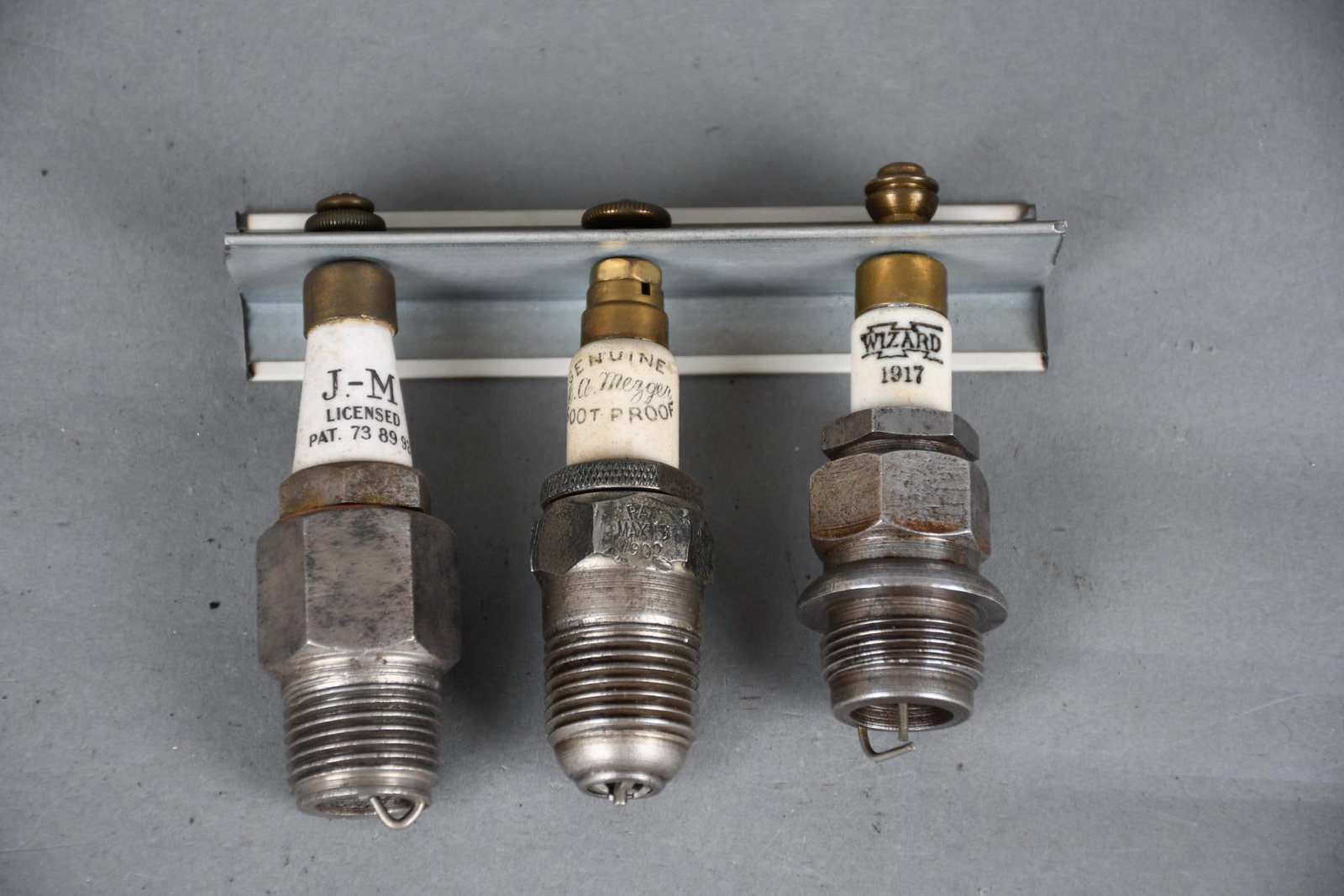 3-Spark Plugs J-M, Mezger Soot Proof, Wizard: 3.75"T. or less