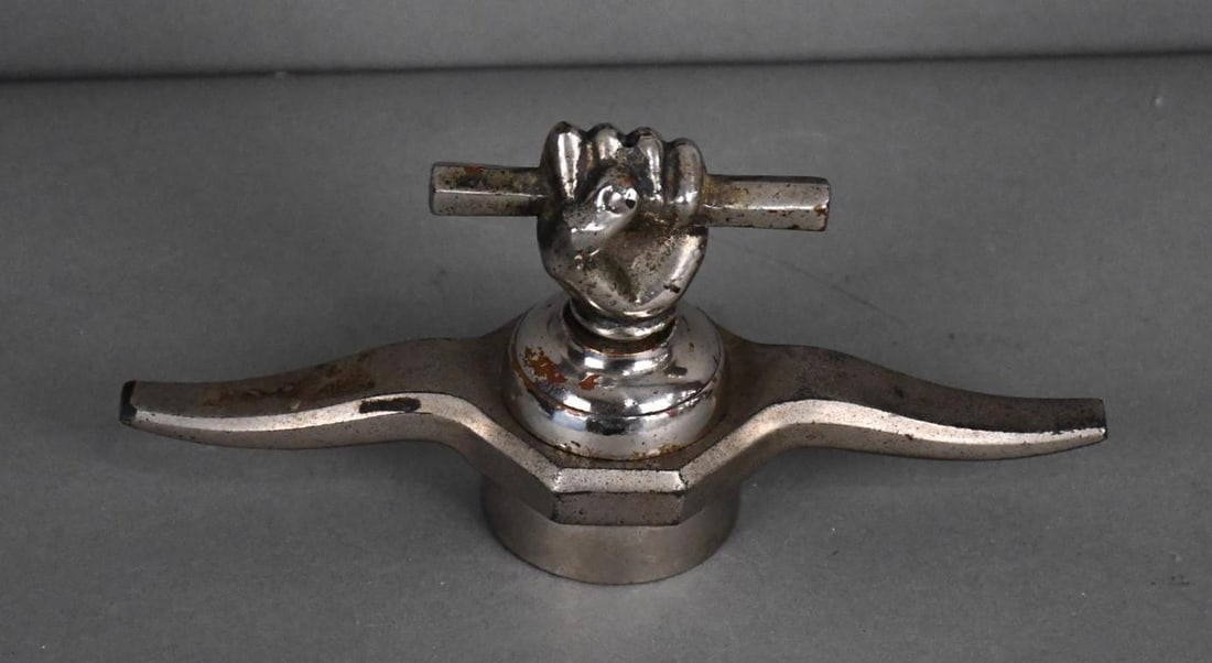 Fist & Rod Radiator Mascot (1 of 3)