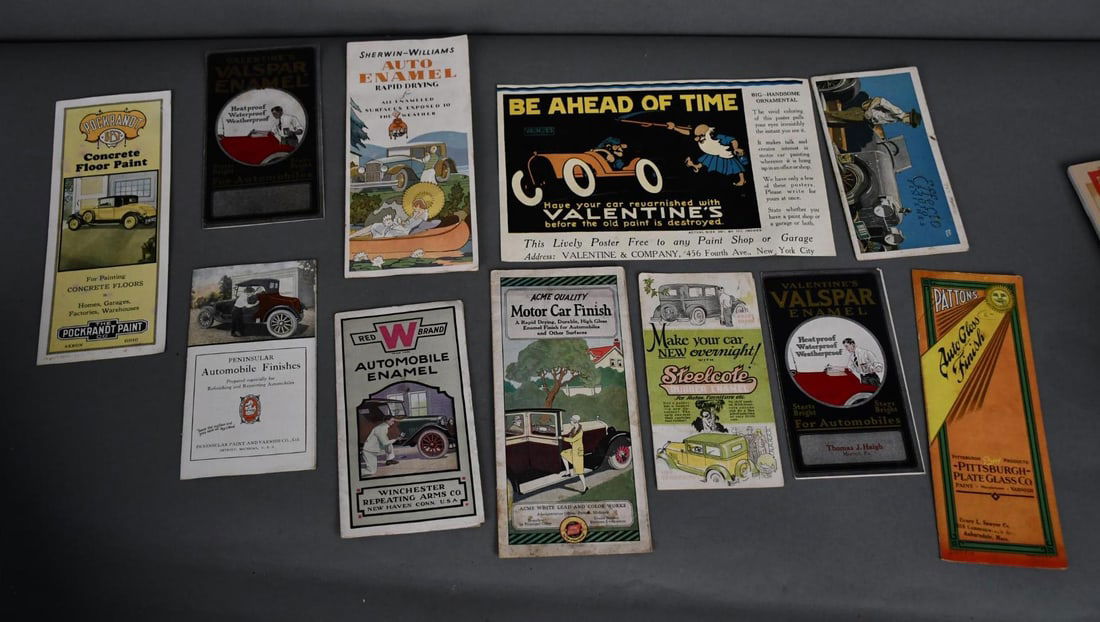 10-Automobile Enamel Companies Brochures (1 of 6)