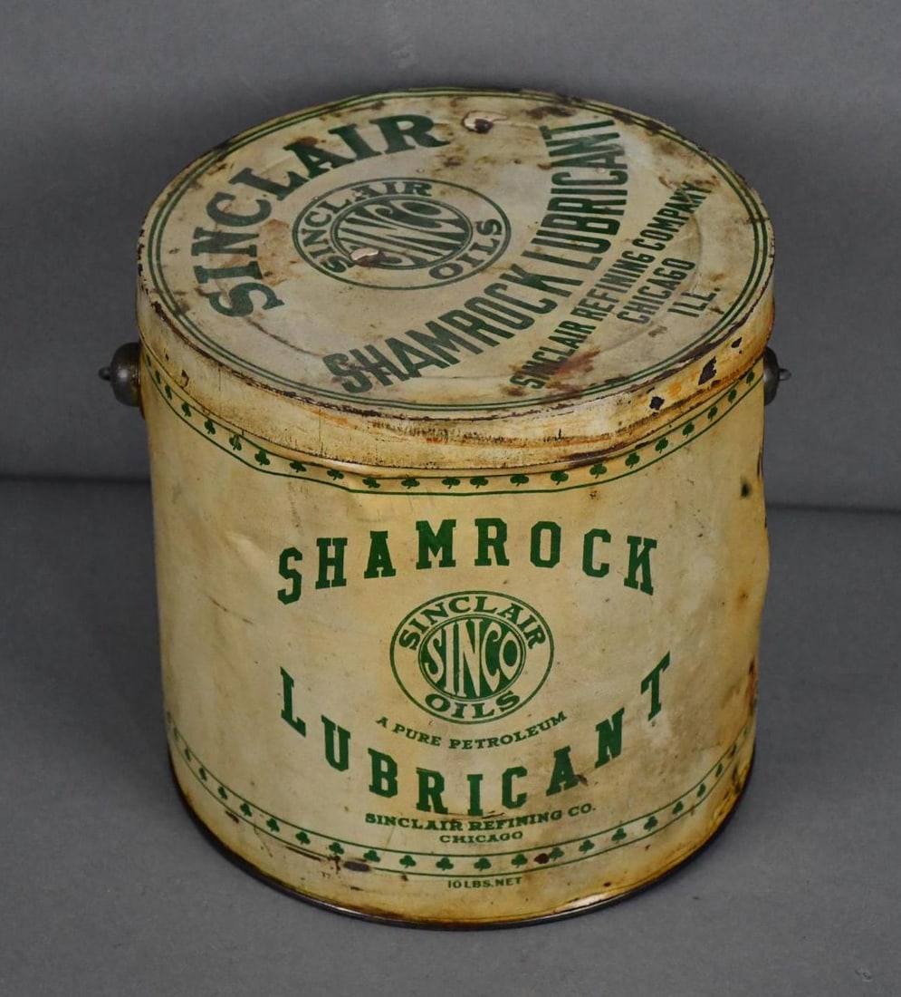 Sinclair Lubricant Sinco Ten Pound Metal Can (1 of 3)