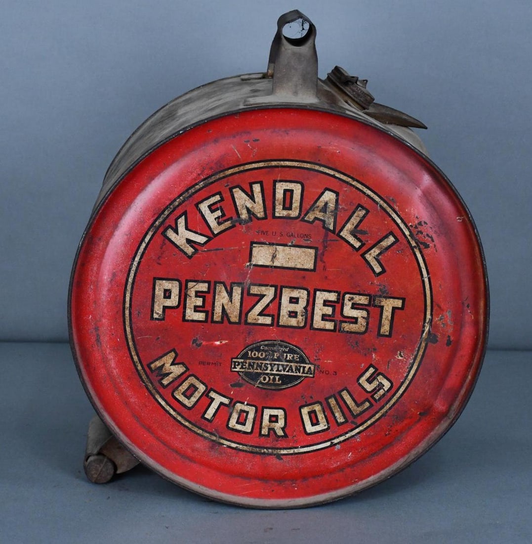 Kendall Penzbest Motor Oils Five Gallon Rocker Can (1 of 4)