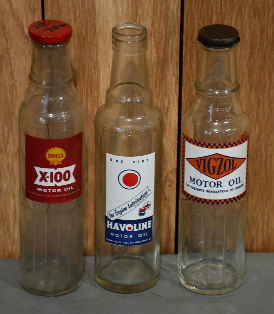 3-Motor Oil Bottles (1 of 3)