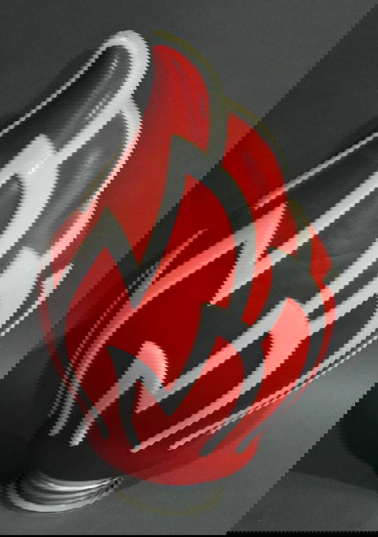 Nos Standard Oil Flame Globe Milk Glass Auction