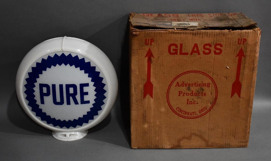 Pure w/Sawtooth Logo 13.5" Globe Lenses NIB (1 of 6)