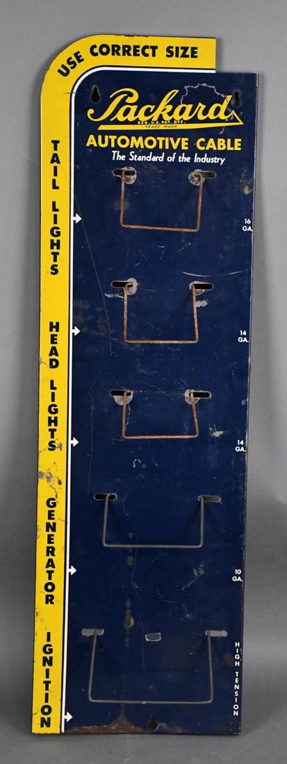 Packard Automotive Cable Metal Sign (TAC) (1 of 3)