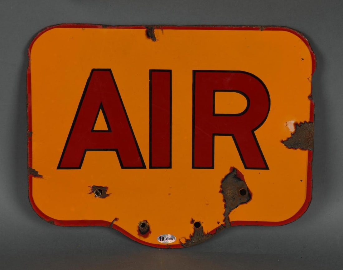 (Shell) Air Porcelain Paddle Sign (TAC) (1 of 3)