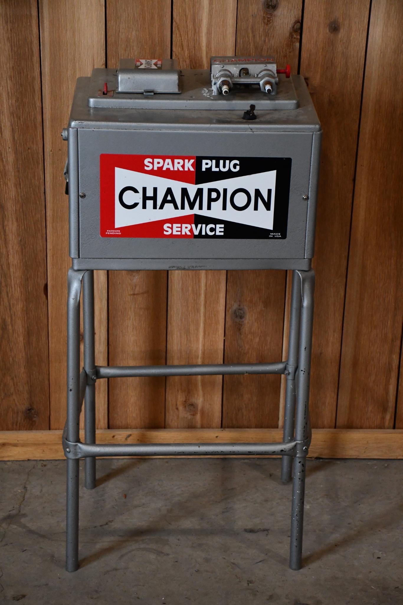Champion Spark Plug Cleaner on Stand (restored) (1 of 5)