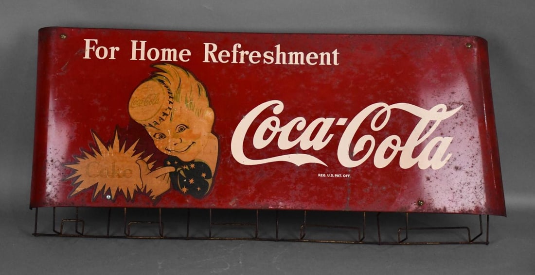 Coca-Cola w/Sprite Logo Country Store Metal Bag Holder (TAC) (1 of 4)