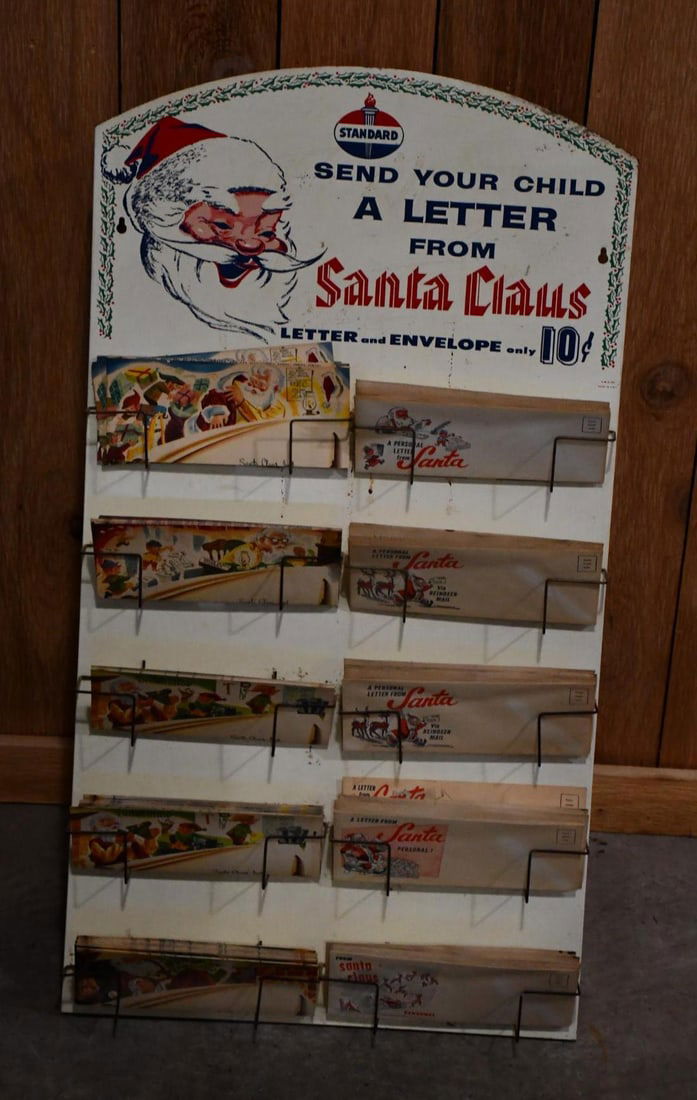 Standard "A Letter From Santa Claus" Metal Rack Sign (TAC) (1 of 3)