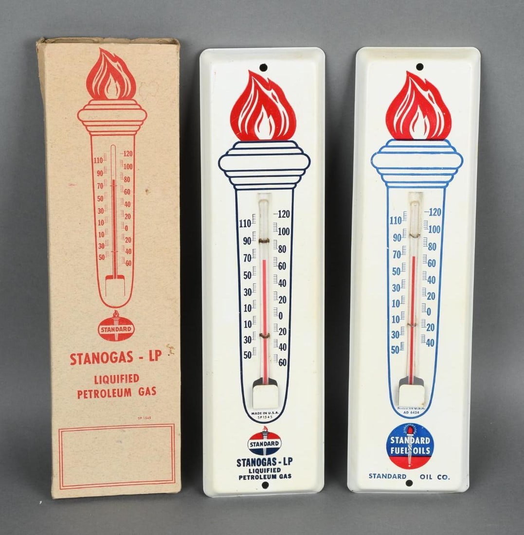 2-Different Standard Fuel Oils & LP Metal Thermometers (1 of 3)