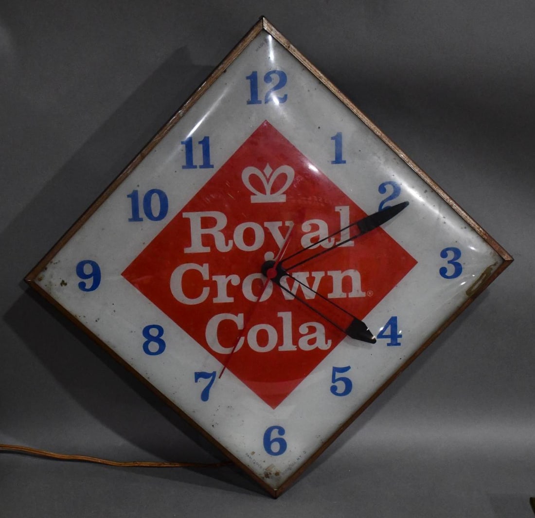 Royal Crown Cola Lighted Pam Clock (1 of 3)