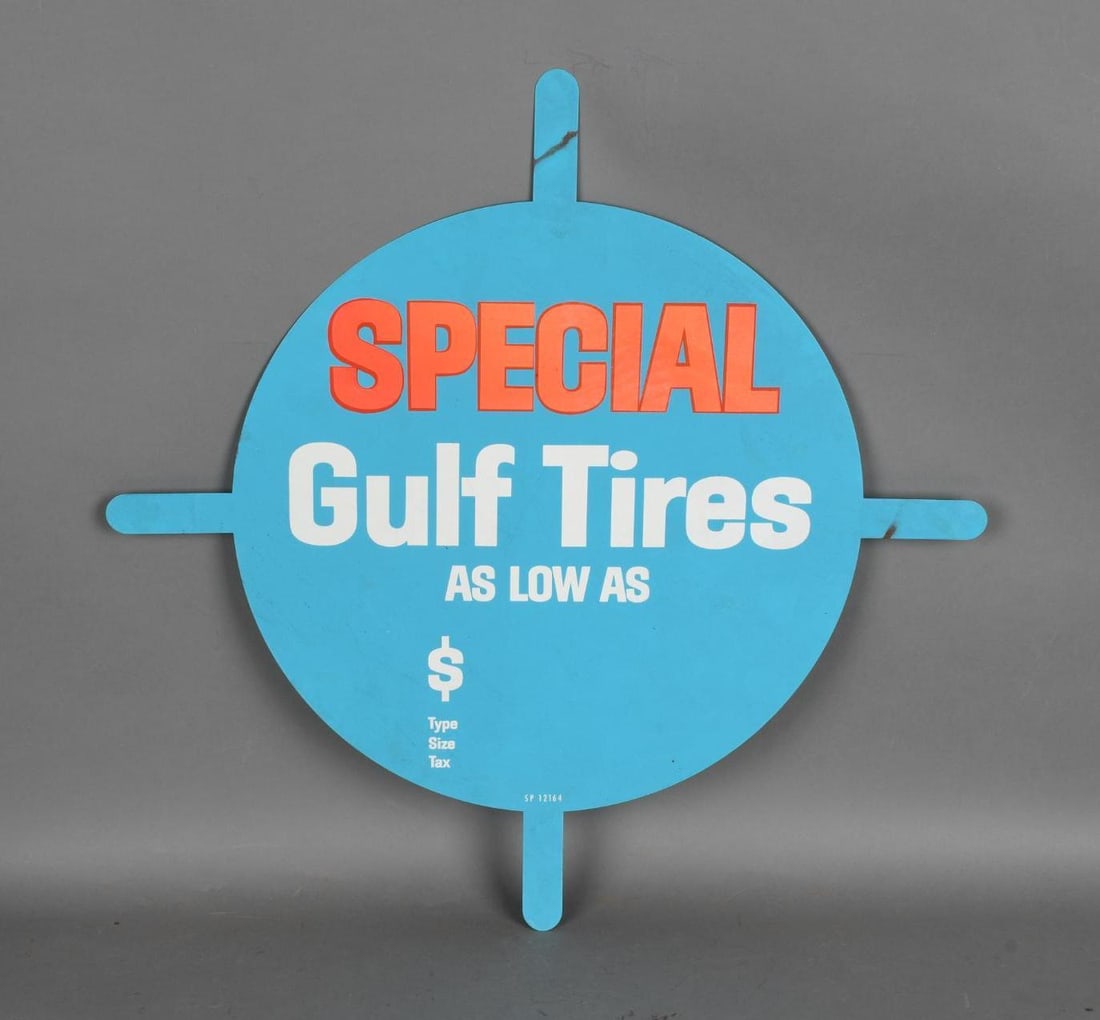Special Gulf Tires "as low as" Metal Tire Insert Sign (1 of 3)