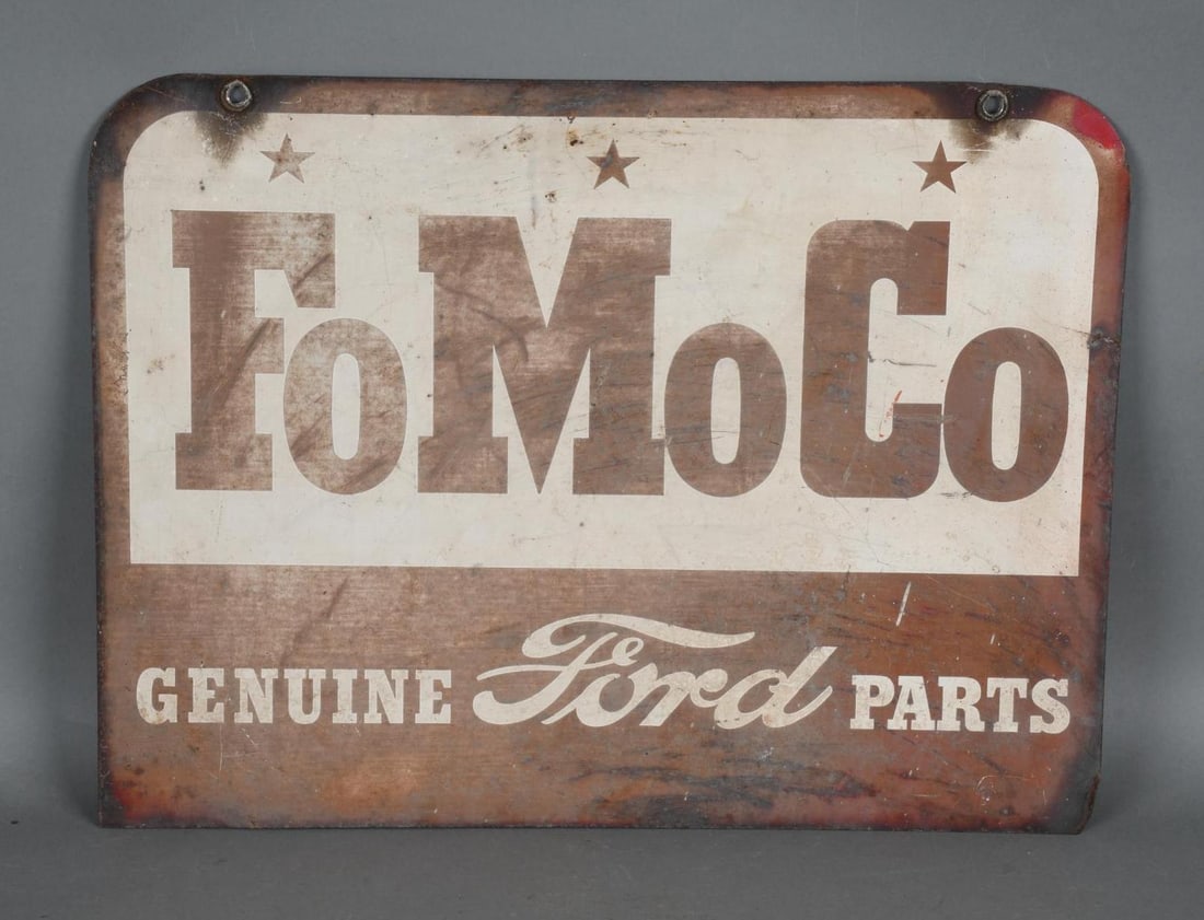 FoMoCo Genuine Ford Parts Metal Sign (1 of 2)