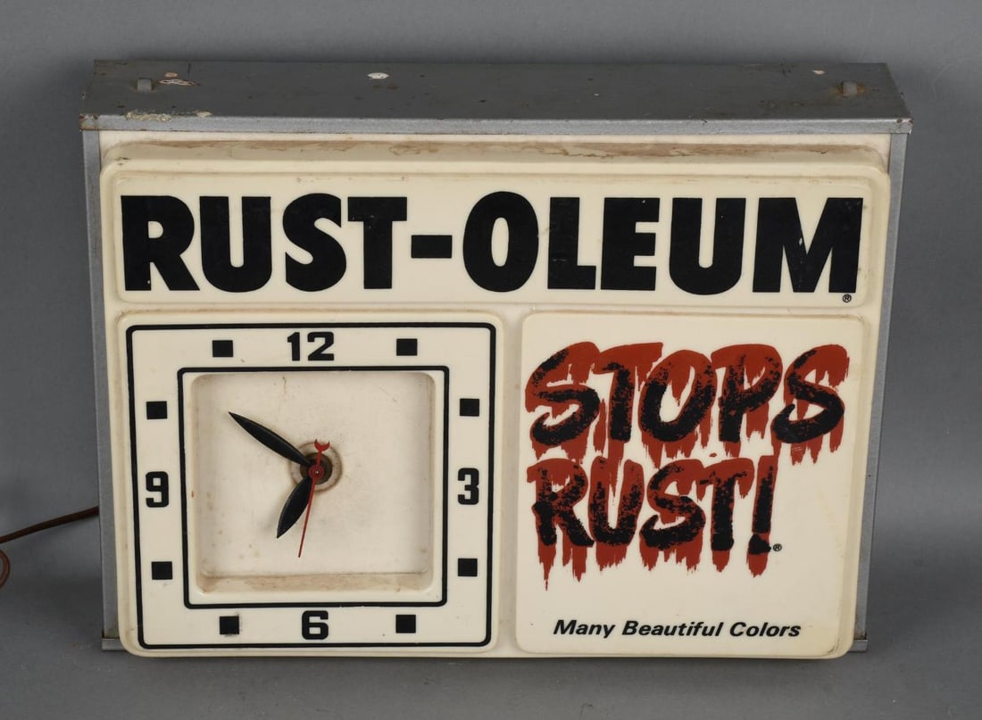 Rust-Oleum Stops Rust! Plastic Lighted Clock (1 of 3)