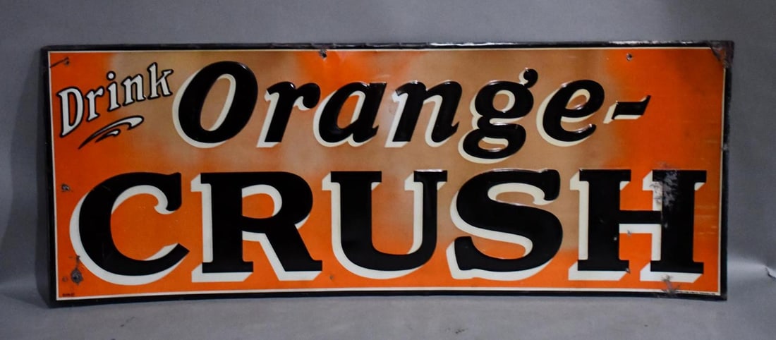 Drink Orange Crush Metal Sign (TAC) (1 of 4)