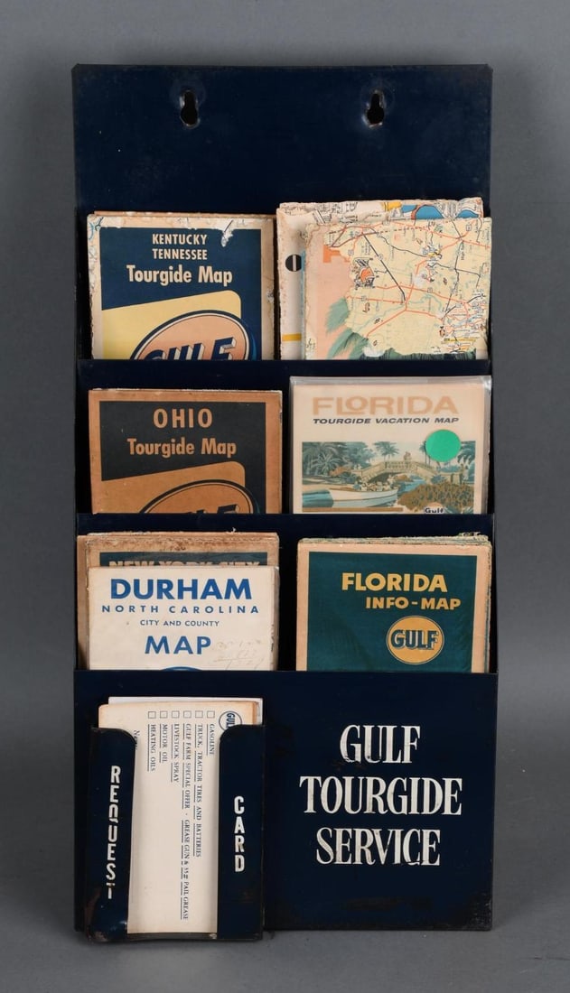 Gulf Tourgide Service & Request Card Metal Display Rack (1 of 3)