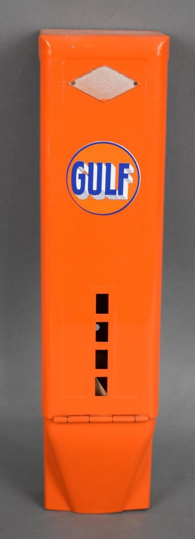 Paper Cup Dispenser Restored in Gulf Colors (1 of 3)