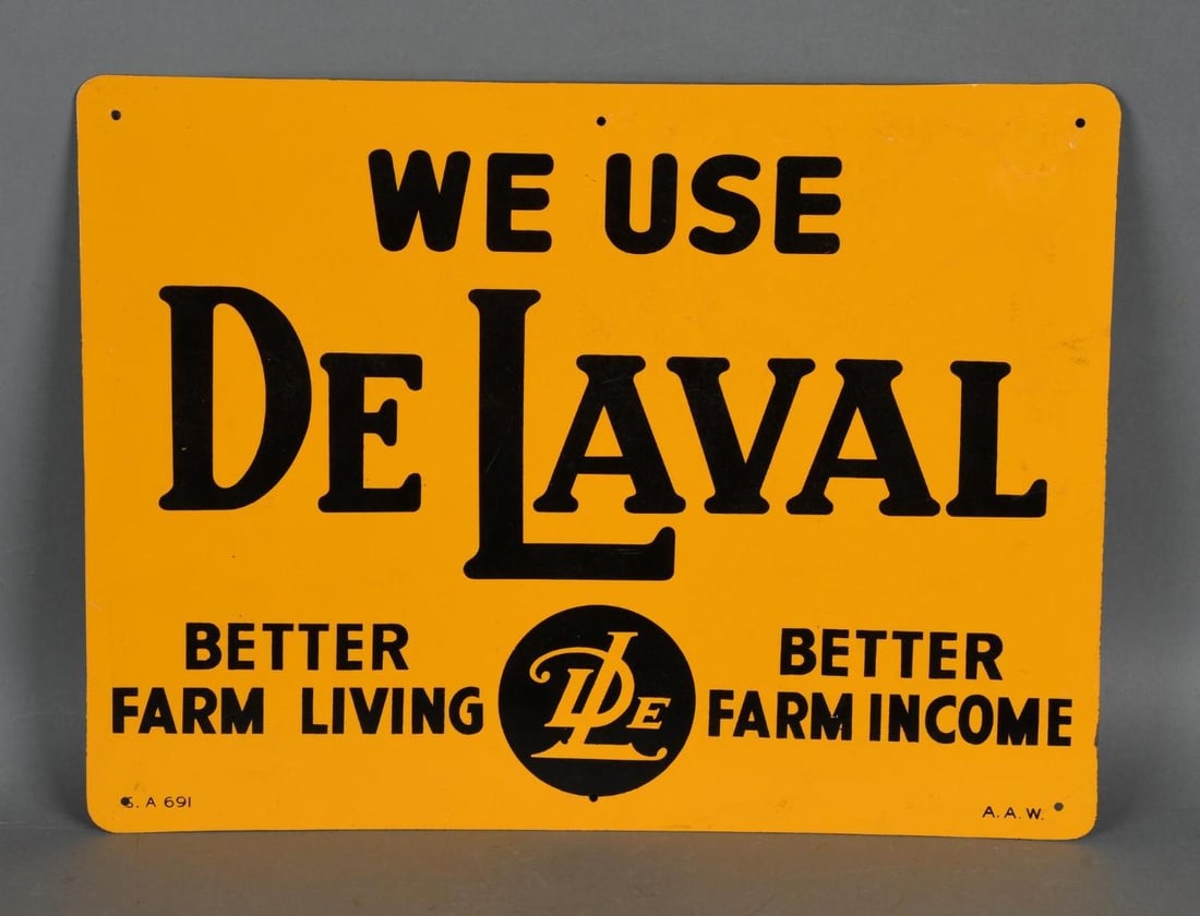 We Use De Laval Metal Sign (1 of 3)