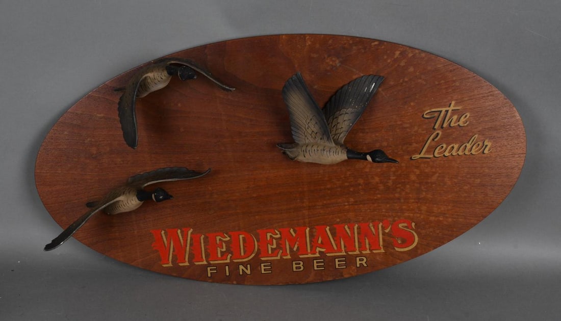 Wiedemann's Fine Beer "The Leadear" 3-D Sign (1 of 3)
