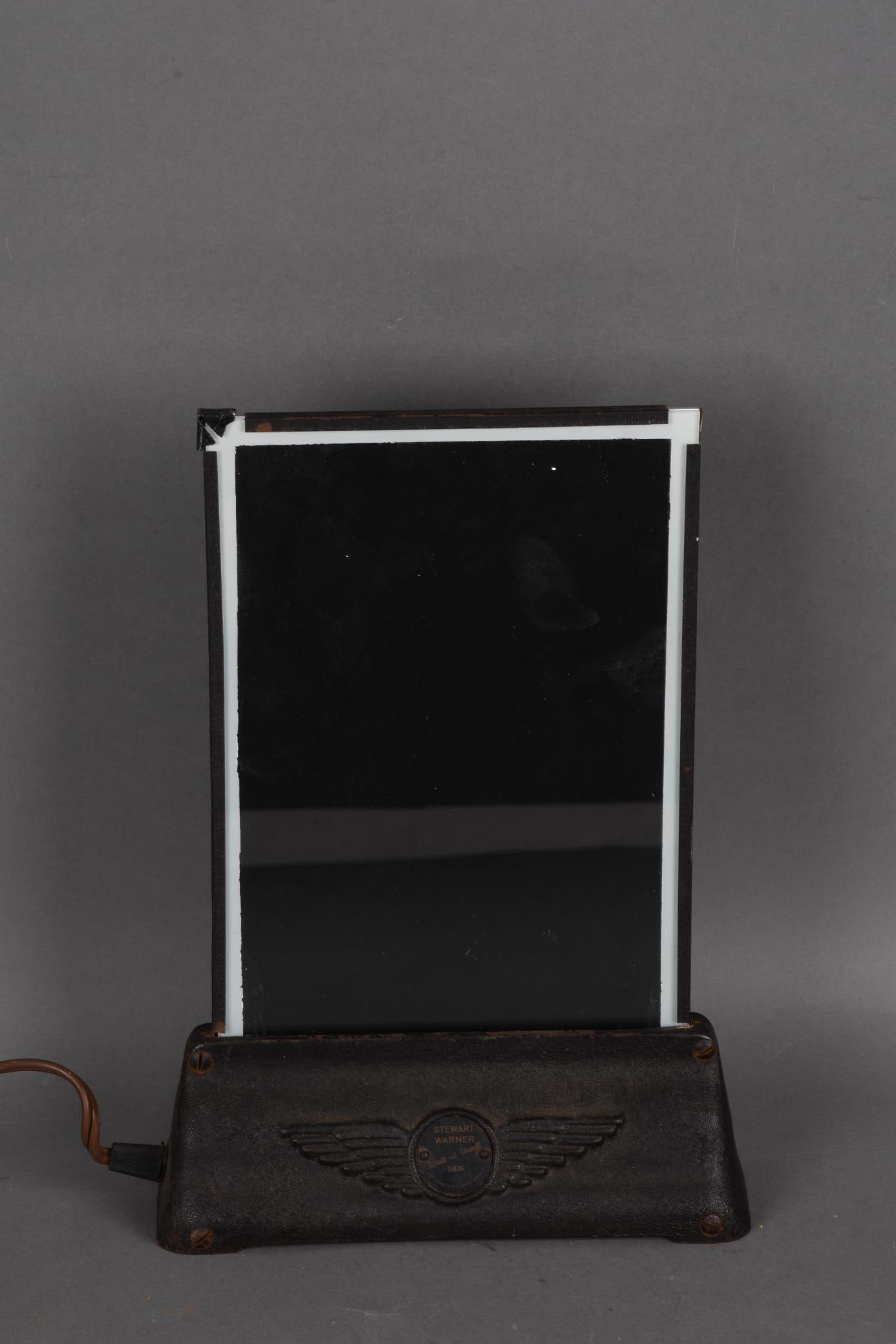 Stewart Warner Small Lighted Menu Sign (1 of 3)