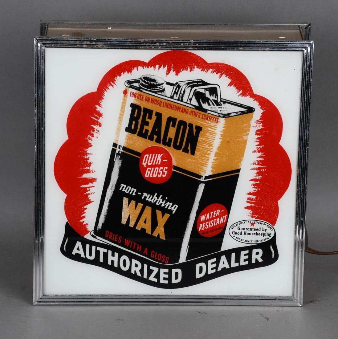 Beacon Wax Authorized Dealer Lighted Sign (1 of 4)