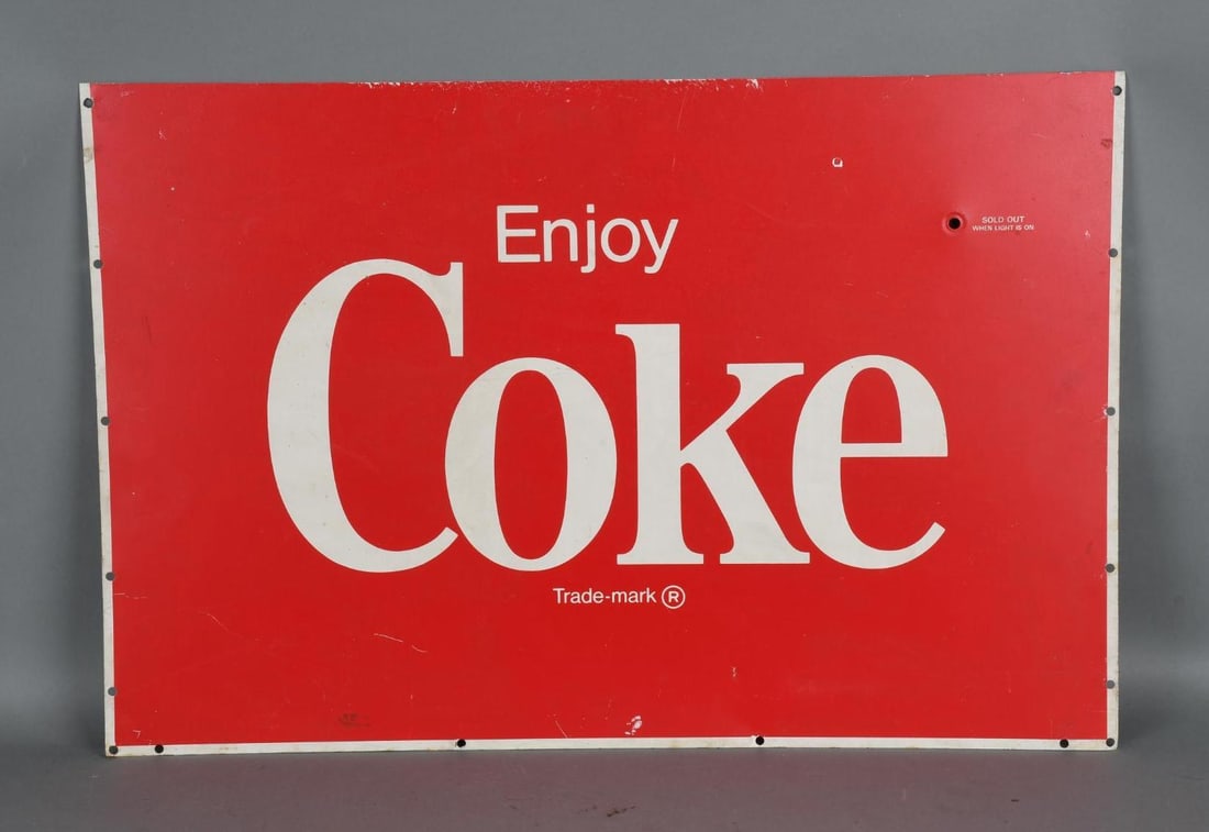 Enjoy Coke Metal Sign (1 of 3)