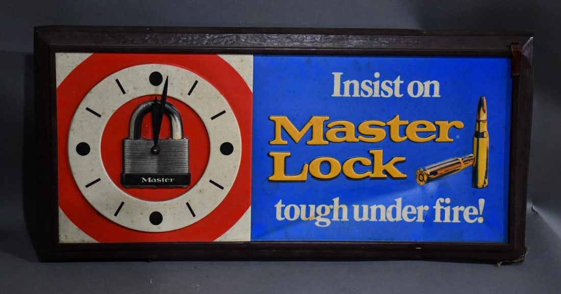 Insist on Master Lock Plastic Clock (1 of 4)