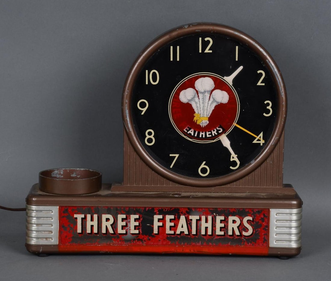 Three Feathers Whiskey Motion Clock (1 of 5)