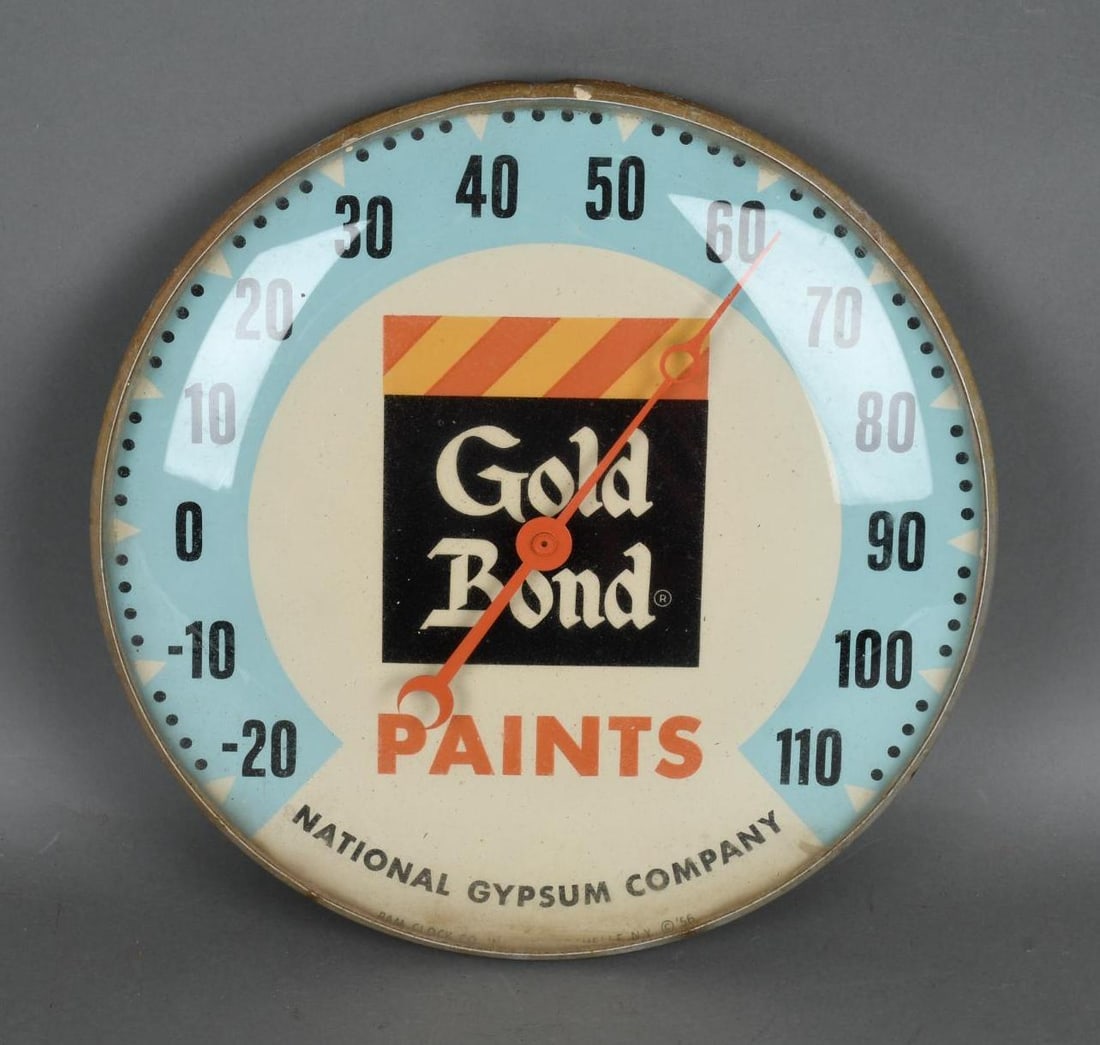 Gold Bond Paints Round Thermometer (1 of 3)