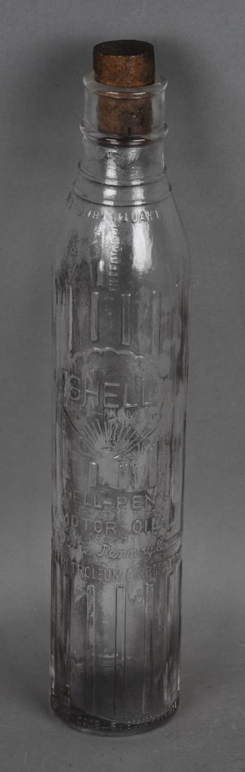 Shell-Penn Motor Oil Tall Oil Bottle (1 of 3)