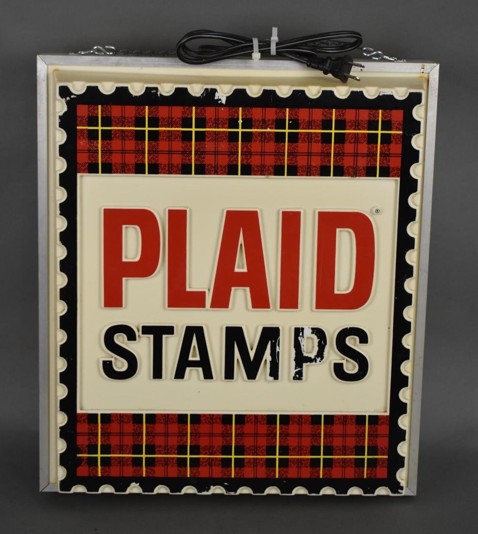 Plain Stamps Plastic Lighted Sign (1 of 4)